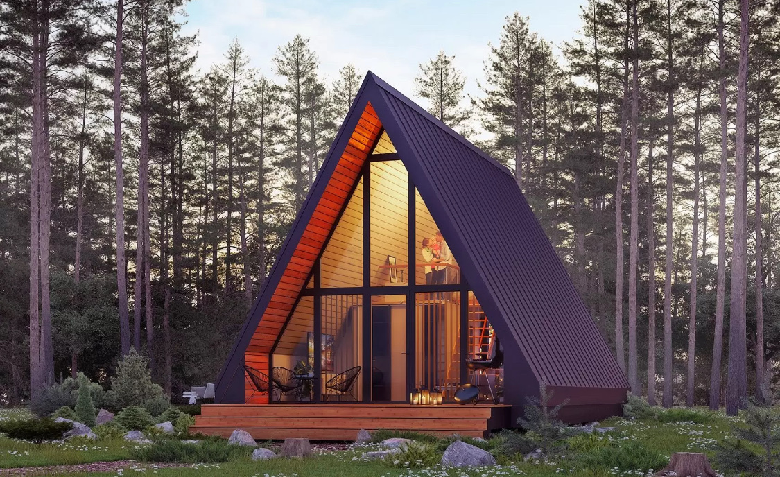 Обзор необычных домов для дачи: круглые, треугольные, дома-бочки