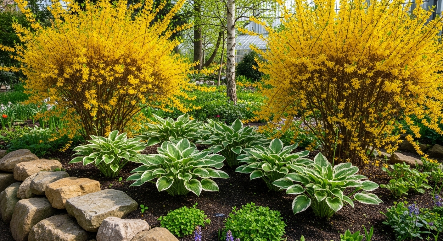 Форзиция: уход и выращивание