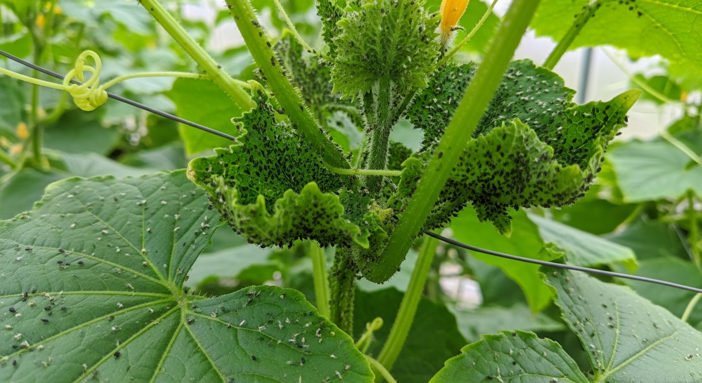 Тля на огурцах в теплице: как бороться?