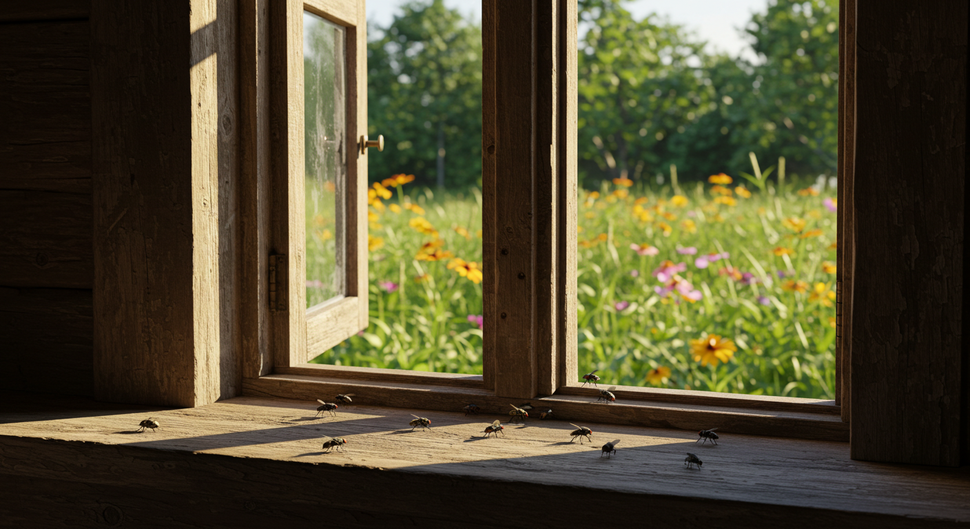 Народные средства от мух на даче