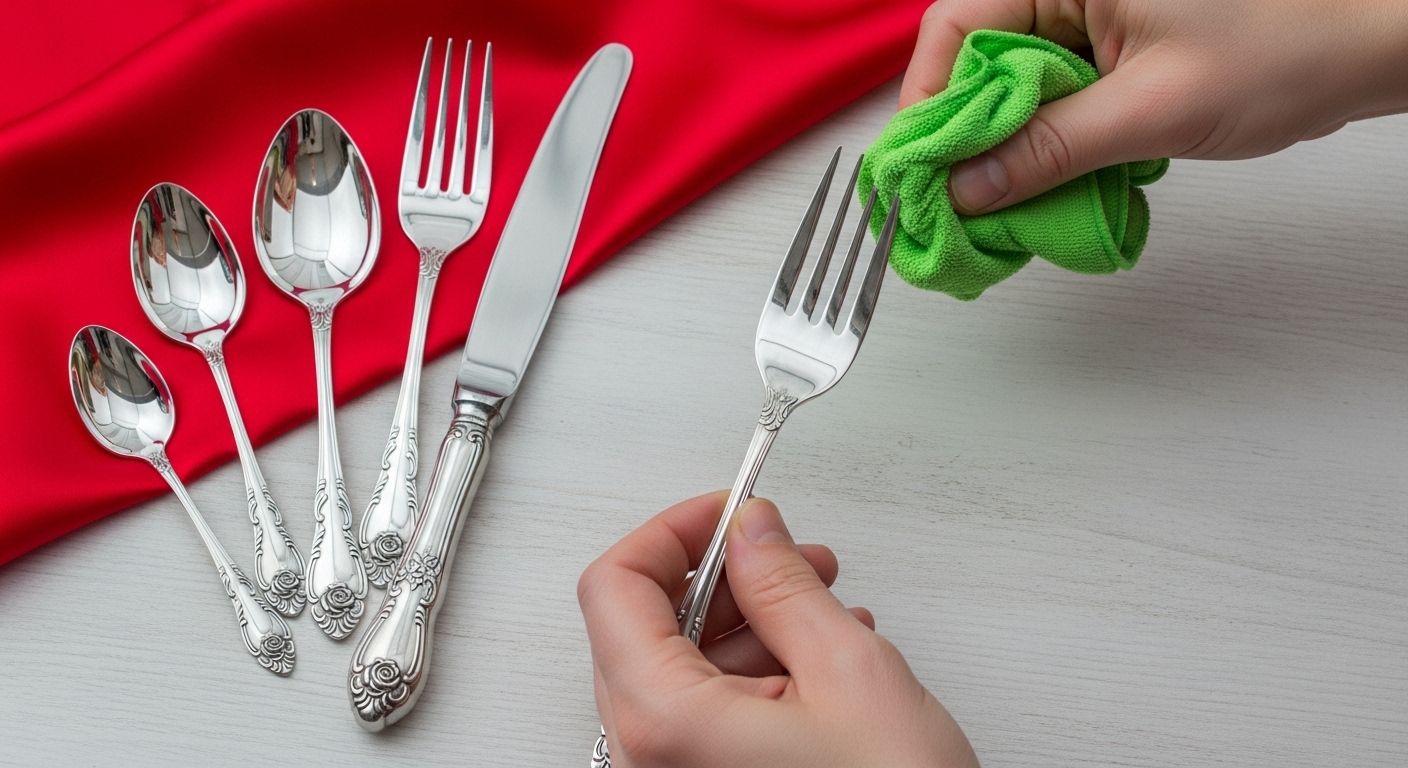 Чем почистить столовое серебро: семь простых способов