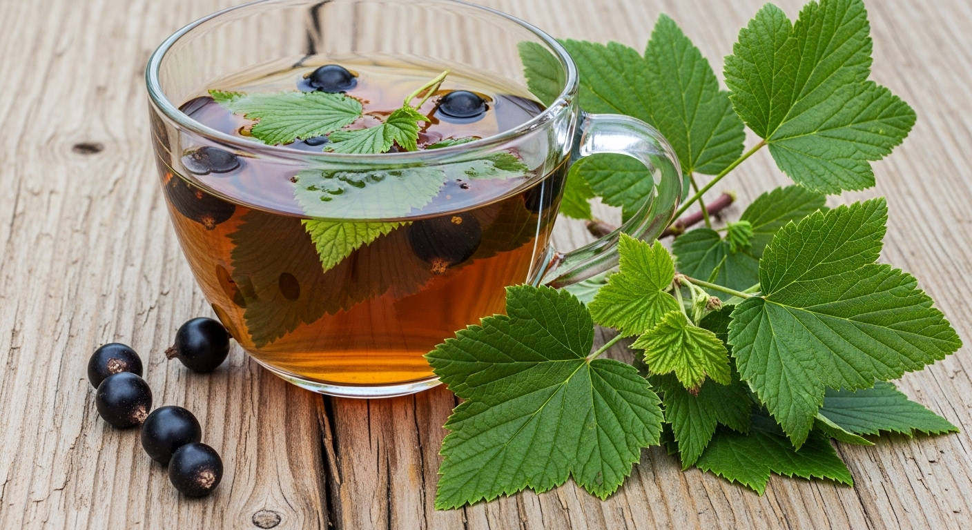 Чай с листьями смородины: в чем польза ароматного напитка