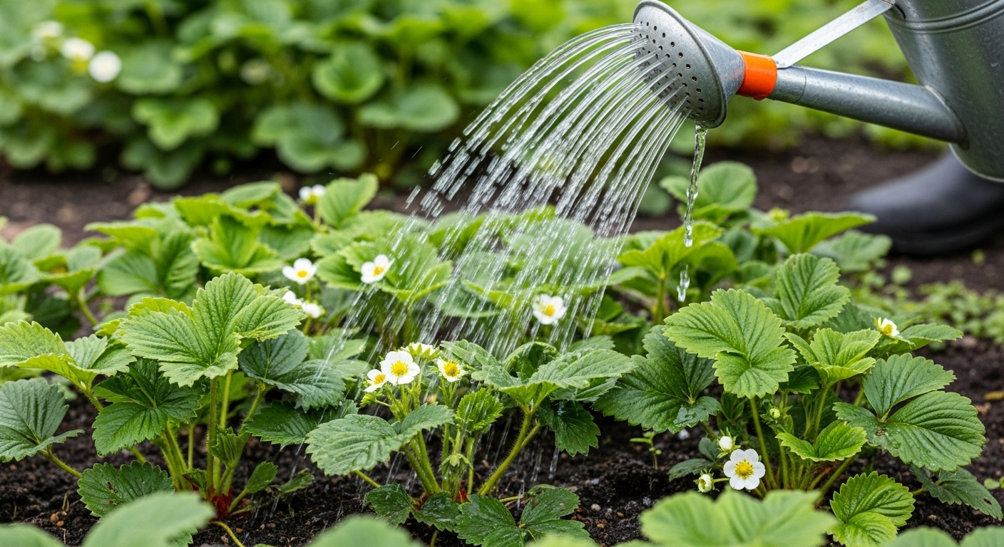 Посадка клубники в августе