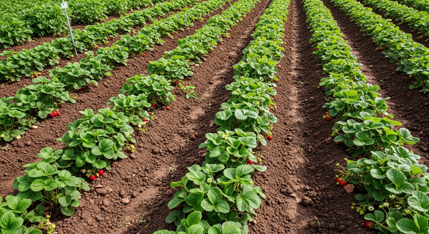 Посадка клубники в августе