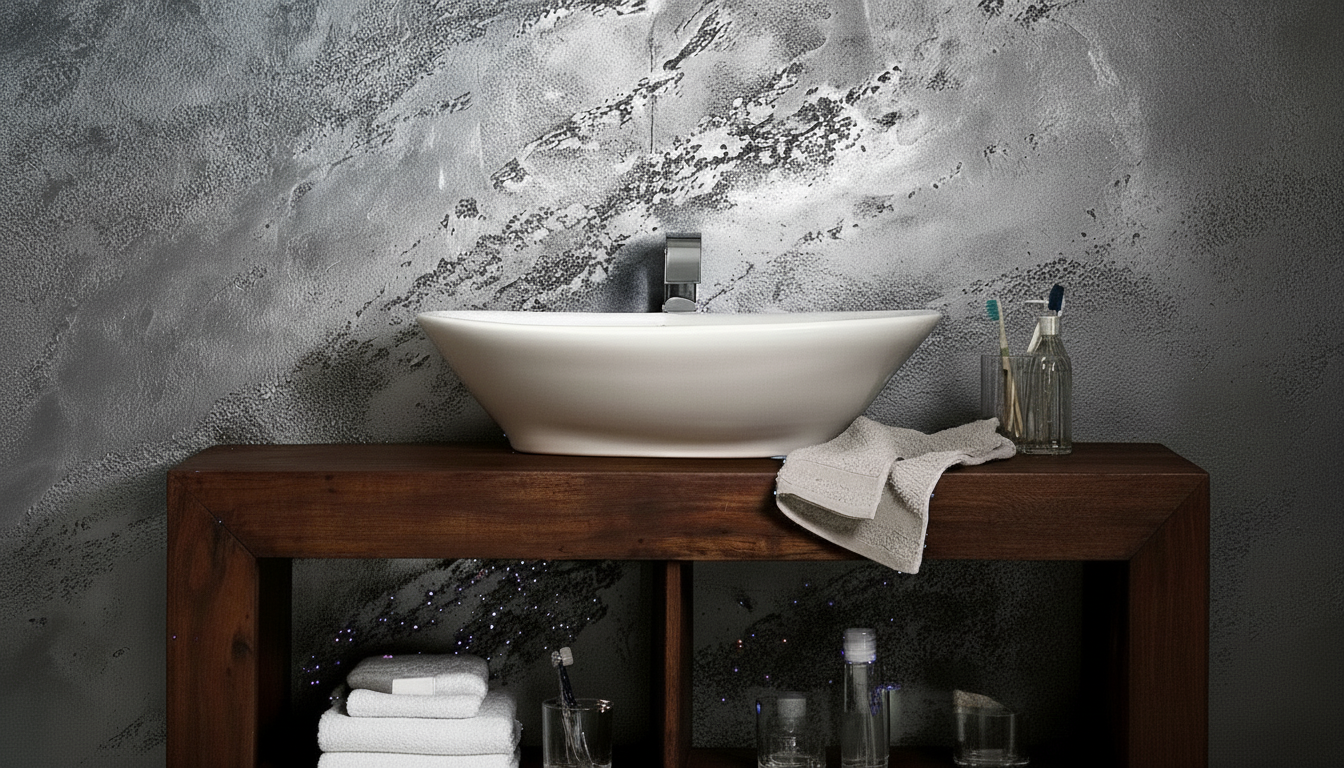 Ванная комната без плитки: 7 бюджетных вариантов для отделки стен