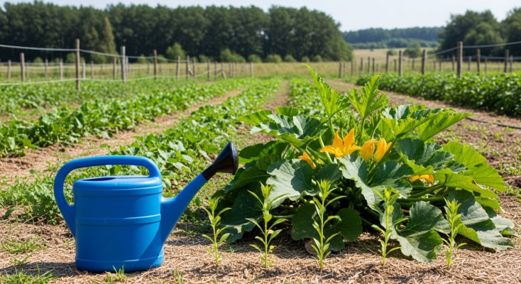 Полив кабачков в открытом грунте: как часто, какой водой и другие вопросы Полив кабачков в открытом грунте: как часто, какой водой и другие вопросы