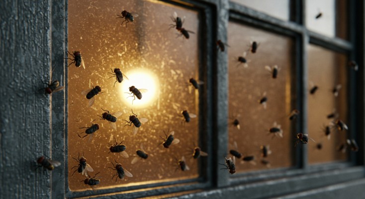 Народные средства от мух на даче