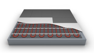 Как уложить электрический тёплый пол под плитку?