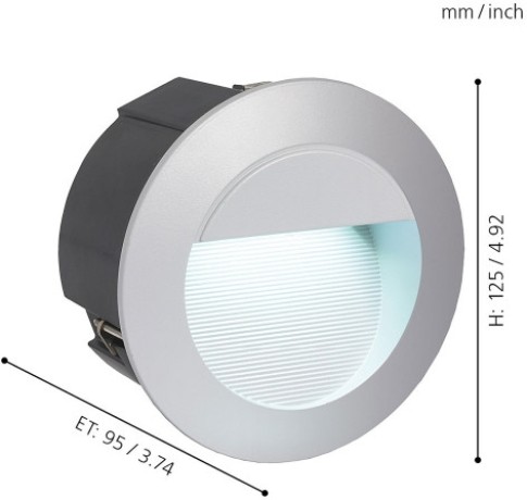 Встраиваемый светильник уличный Zimba-led 95233