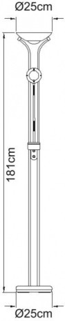 Торшер Duetto A4329PN-2AB