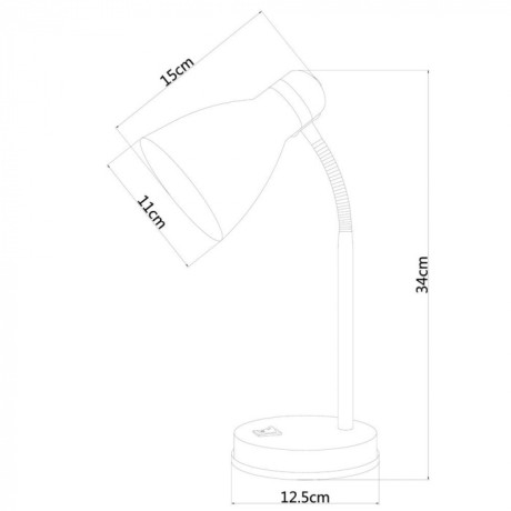 Интерьерная настольная лампа Mercoled A5049LT-1WH