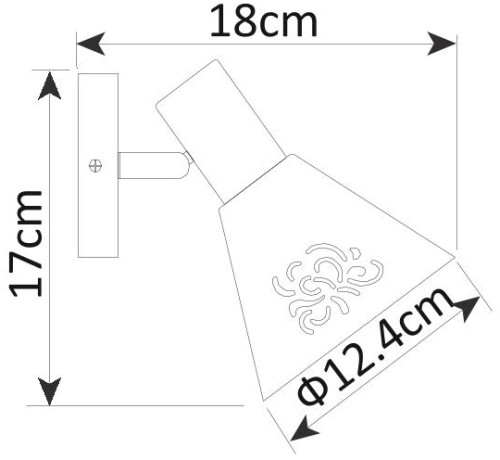 Спот Cono A5218AP-1WG