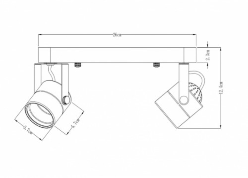 Спот Lente A1310PL-2CC