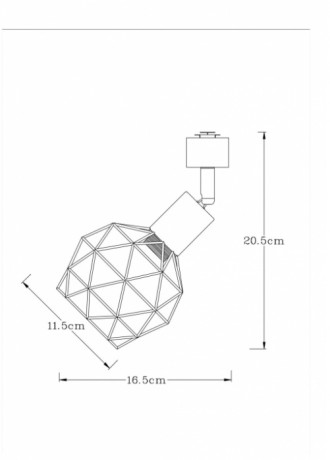 Спот Sospiro A6141PL-1WH