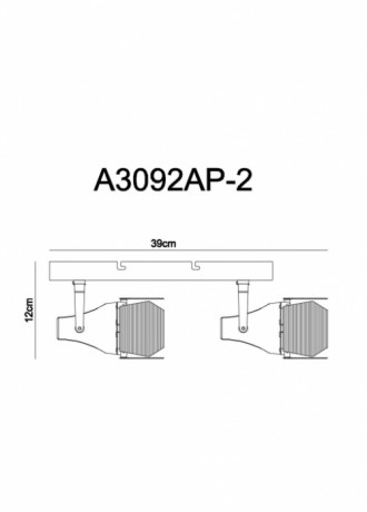 Спот Cinema A3092AP-2WH