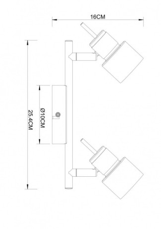 Спот Almach A1906PL-2WH