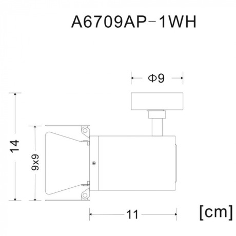 Спот Falena A6709AP-1WH