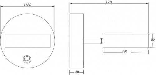 Спот Bit FR10009CW-L6W