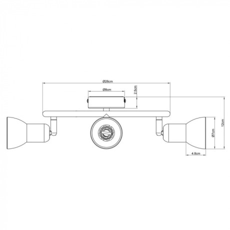 Спот Falena A3115PL-3SS