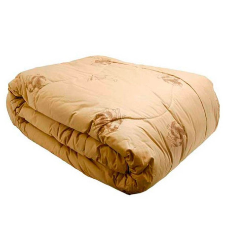 Одеяло 1,5-спальное 140х210 см из искусственной верблюжьей шерсти, теплое/зимнее RdTex
