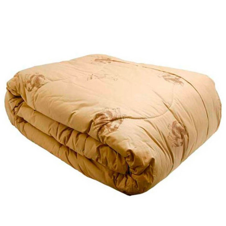 Одеяло 2-спальное 175х210 см из искусственной верблюжьей шерсти теплое/зимнее RdTex