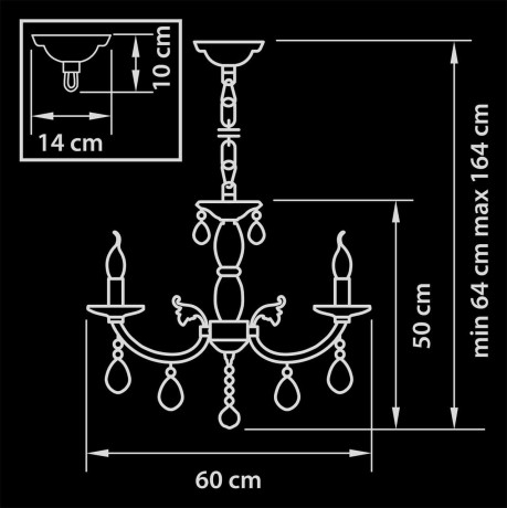 Подвесная люстра Lightstar Escica 806050