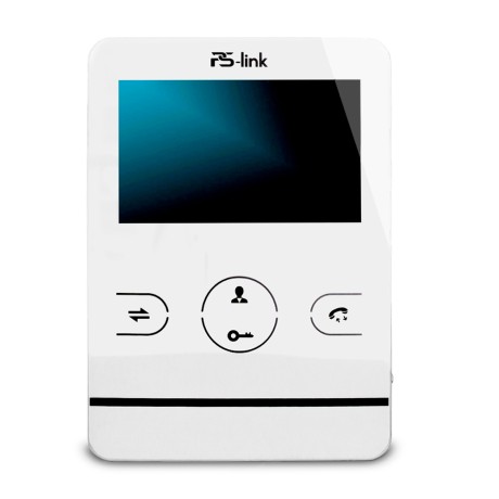 Видеодомофон проводной Ps-Link PS-402DP Белый с экраном 4,3"