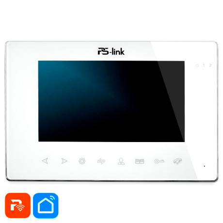 Видеодомофон проводной Ps-Link PS-714TDP-FHD с экраном 7 дюймов и WIFI модулем
