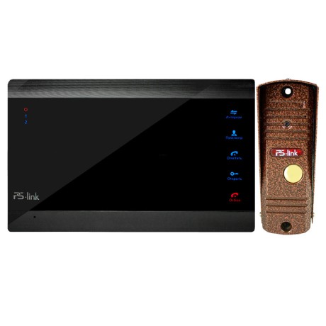 Комплект видеодомофона с вызывной панелью Ps-Link KIT-706DP-201CR-С