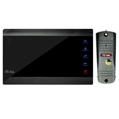 Комплект видеодомофона с вызывной панелью Ps-Link KIT-706DP-201CR-S