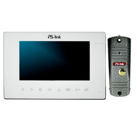 Комплект видеодомофона с вызывной панелью Ps-Link KIT-714TDP-201CR-S