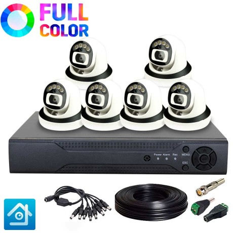 Комплект видеонаблюдения AHD 5Мп Ps-Link KIT-A506HDC / 6 камер / FullColor