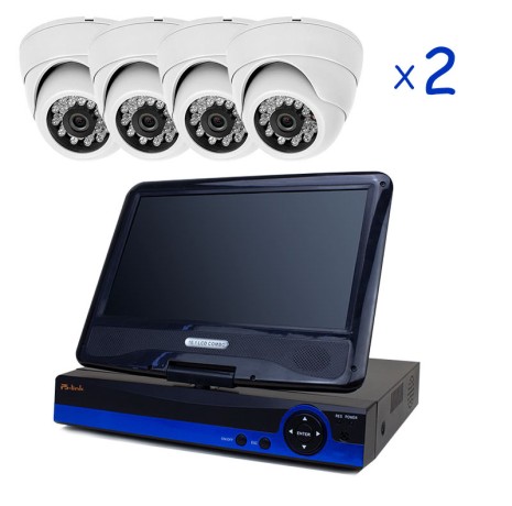 Комплект видеонаблюдения AHD 2Мп Ps-Link KIT-A9208HD / 8 камер / монитор