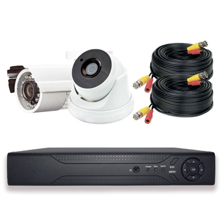 Комплект видеонаблюдения AHD 8Мп Ps-Link KIT-B802HD / 2 камеры
