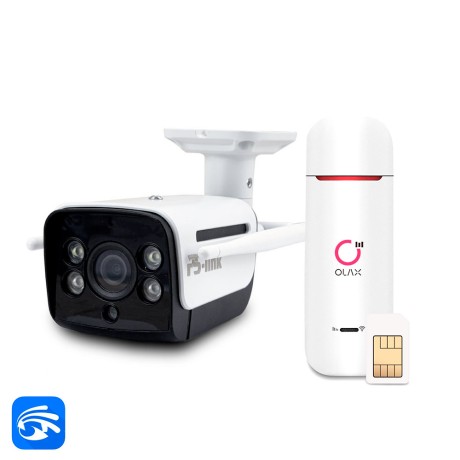 Комплект видеонаблюдения 4G Ps-Link KIT-WHM201-4G / 2Мп / 1 камера