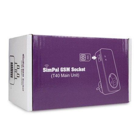 GSM Розетка SimPal T4 с датчиком температуры