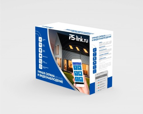 Комплект умного дома "Охрана, контроль, видеонаблюдение" Ps-Link PS-1211
