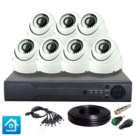 Комплект видеонаблюдения AHD 2Мп Ps-Link KIT-A207HD / 7 камер