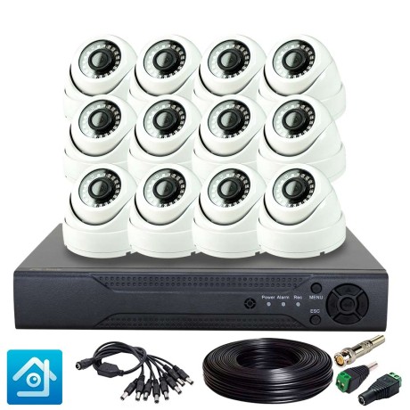 Комплект видеонаблюдения AHD 2Мп Ps-Link KIT-A212HD / 12 камер