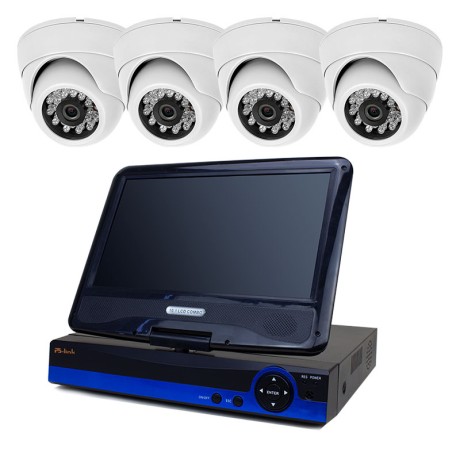 Комплект видеонаблюдения AHD 2Мп Ps-Link KIT-A9204HD / 4 камеры / монитор