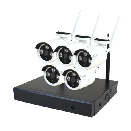 Комплект видеонаблюдения WIFI Ps-Link KIT-C305W / 3Мп / 5 камер