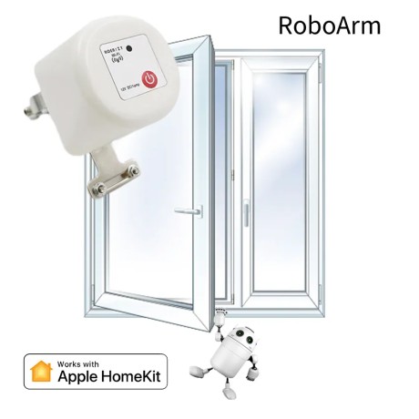 Умный открыватель окна - RoboArm, Smart Window Opener, поддержка Apple HomeKit, Siri, умный дом