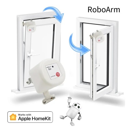Умный открыватель окна - RoboArm, Smart Window Opener, поддержка Apple HomeKit, Siri, умный дом