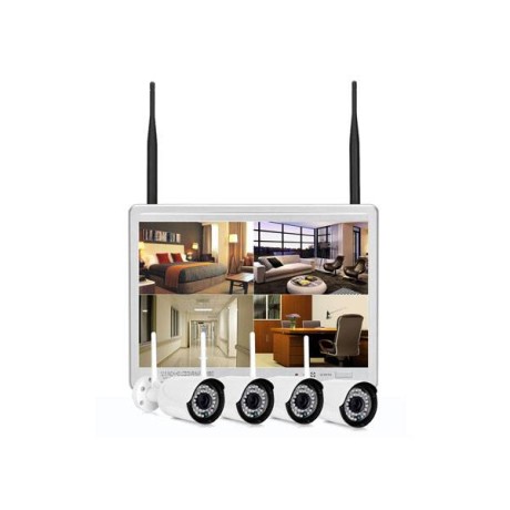 Комплект видеонаблюдения WIFI Ps-Link VK-N8104W20-W / 2Мп / 4 камеры