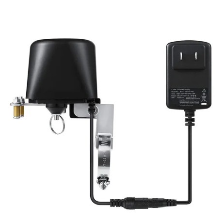 Умный кран-рычаг с электроприводом, умный дом Wi-Fi, для воды или газа, работает с Apple HomeKit и Siri, черный или белый