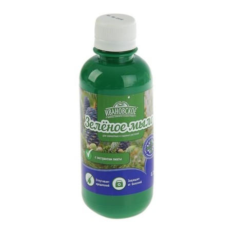 Зеленое мыло с пихтовым экстрактом от вредителей растений 250 мл