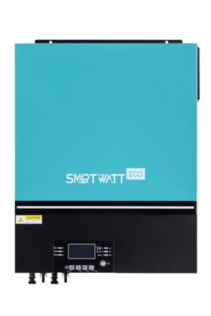 Инвертор SmartWatt eco 7.2K 48V 80A 2 MPPT  с функцией ИБП и возможностью подключения солнечных модулей
