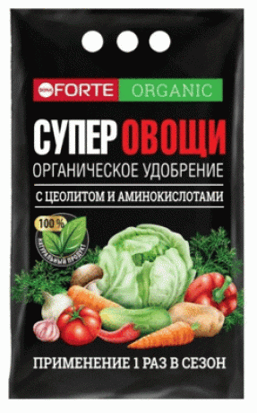 Органическое удобрение"Bona Forte", обогащенное цеолитом и аминокислотами, 2 кг 9586842