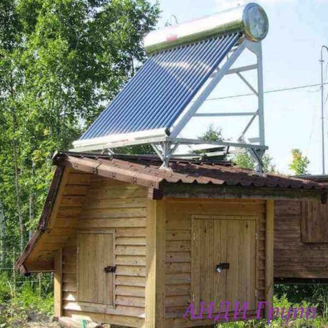 Сезонный солнечный водонагреватель Дача-Эконом XF-II-18-150 бак 150л окрашенный