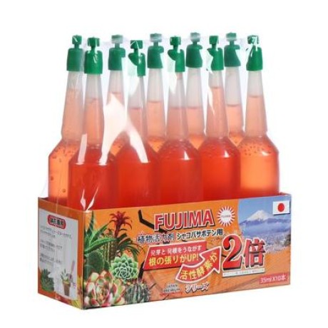 Удобрение Японское FUJIMA для кактусов и суккулентов, оранжевый, 35 мл, 10 шт (набор) FUJIMA 49020